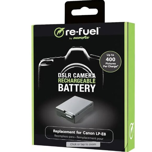 Digipower - Re-Fuel Rechargeable Lithium-Ion Replacement Battery for Canon LP-E8 - Picture 1 of 1